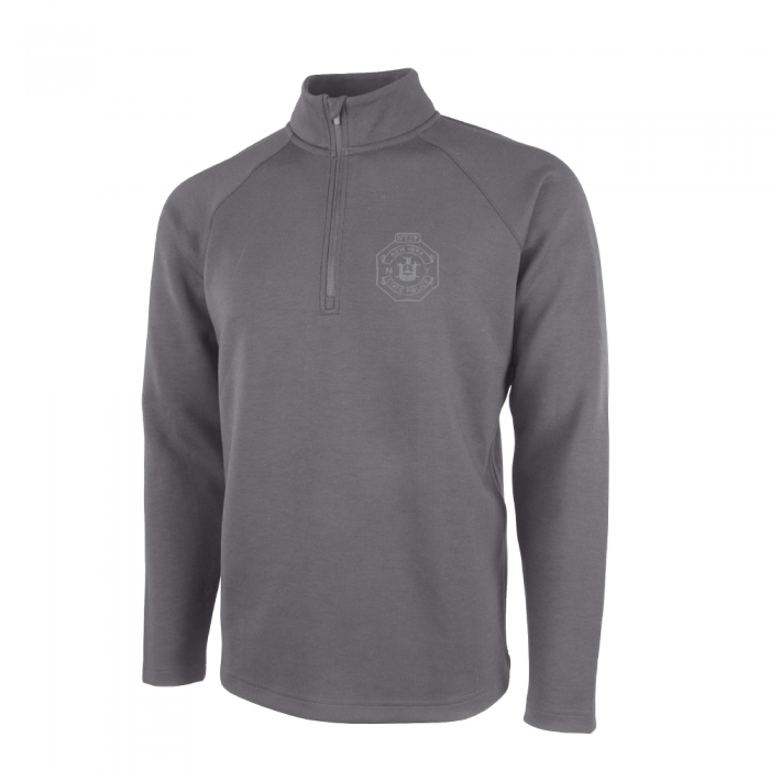 Dark Gray Zip Performance Pullover Nystf