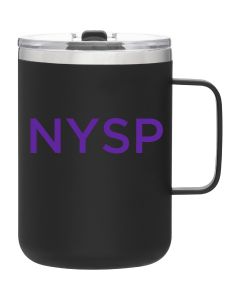 Black Camper Mug with Purple NYSP