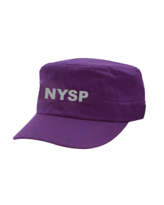 645-PURPLE MILITARY HAT