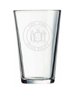 16 oz State Seal Pint  Glass