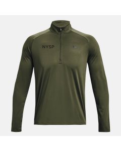 UA 1/4 Zip Military Green Long Sleeve Pullover
